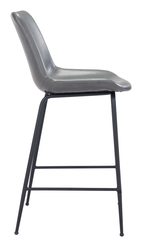 Byron Gray Counter Stool by Zuomod at Eve Furniture