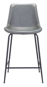 Byron Gray Counter Stool by Zuomod at Eve Furniture