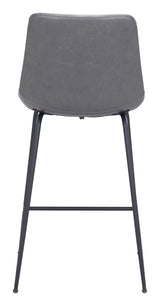 Byron Gray Counter Stool by Zuomod at Eve Furniture
