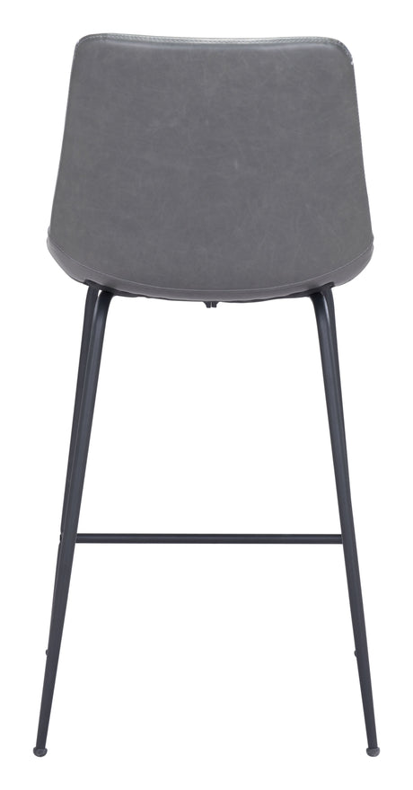 Byron Gray Counter Stool by Zuomod at Eve Furniture