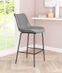 Byron Gray Counter Stool by Zuomod at Eve Furniture