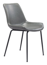 Byron Gray Dining Chair (Set of 2) by Zuomod at Eve Furniture