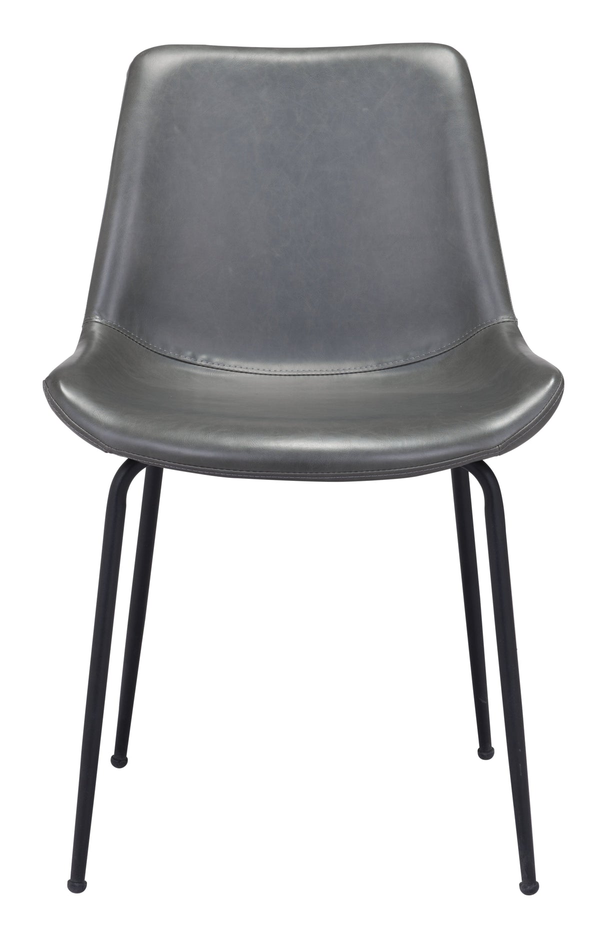Byron Gray Dining Chair (Set of 2) by Zuomod at Eve Furniture