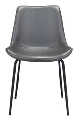 Byron Gray Dining Chair (Set of 2) by Zuomod at Eve Furniture
