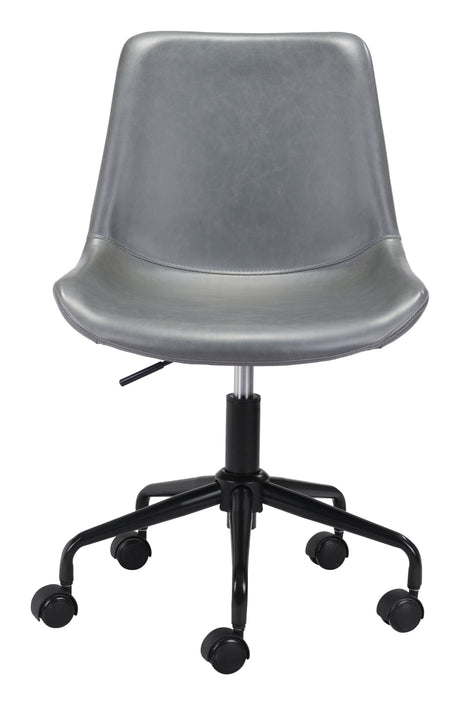 Byron Gray Office Chair by Zuomod at Eve Furniture