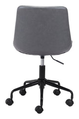 Byron Gray Office Chair by Zuomod at Eve Furniture