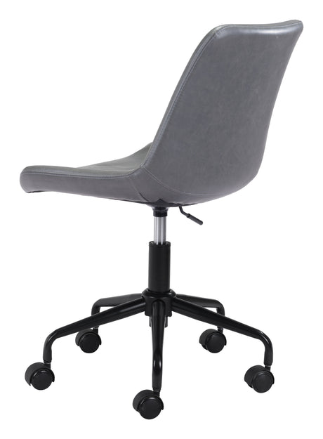 Byron Gray Office Chair by Zuomod at Eve Furniture