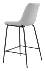 Byron White Counter Stool by Zuomod at Eve Furniture