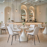 Byron White Dining Chair (Set of 2) by Zuomod at Eve Furniture