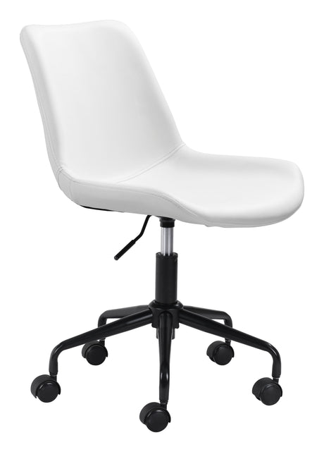 Byron White Office Chair by Zuomod at Eve Furniture