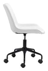 Byron White Office Chair by Zuomod at Eve Furniture