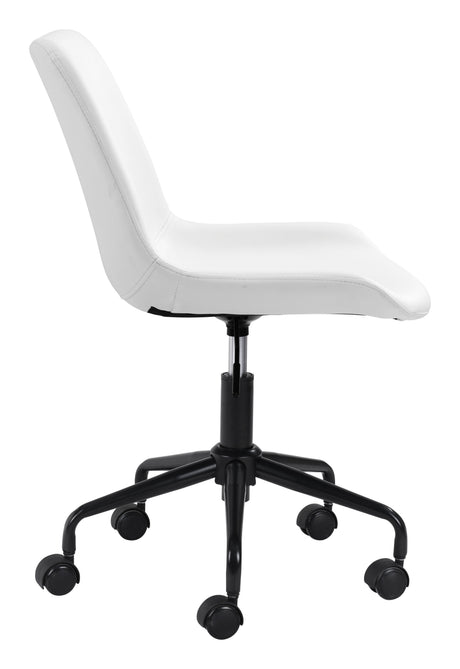 Byron White Office Chair by Zuomod at Eve Furniture