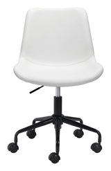 Byron White Office Chair by Zuomod at Eve Furniture
