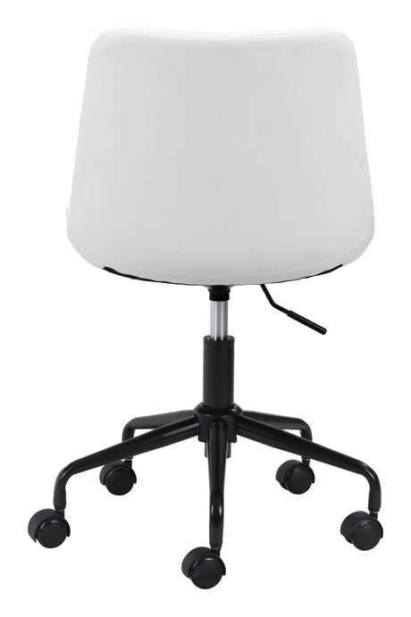 Byron White Office Chair by Zuomod at Eve Furniture
