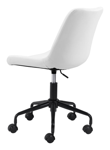 Byron White Office Chair by Zuomod at Eve Furniture