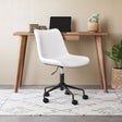 Byron White Office Chair by Zuomod at Eve Furniture