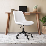 Byron White Office Chair by Zuomod at Eve Furniture