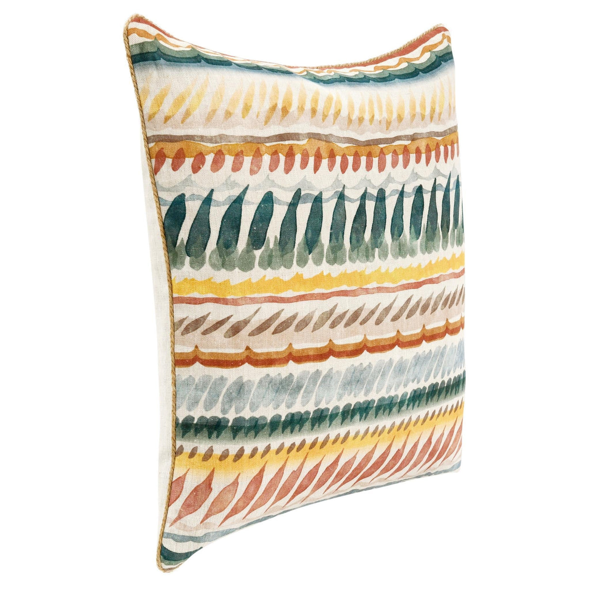 CA Cetara Blue Multi 22x22 Throw Pillow by Classic Home at Eve Furniture