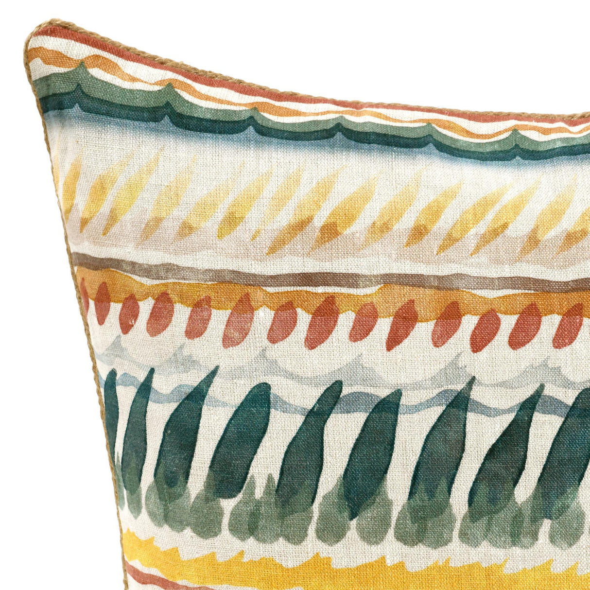 CA Cetara Blue Multi 22x22 Throw Pillow by Classic Home at Eve Furniture