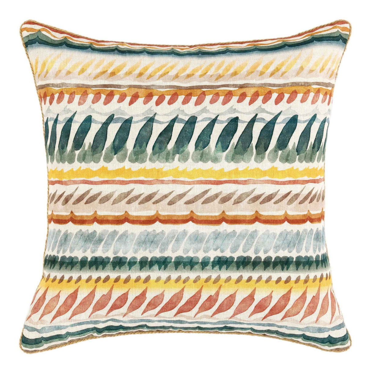CA Cetara Blue Multi 22x22 Throw Pillow (Set of 2) by Classic Home at Eve Furniture