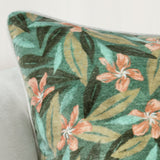 CA Lamia Green Multi 22x22 Throw Pillow (Set of 2) by Classic Home at Eve Furniture