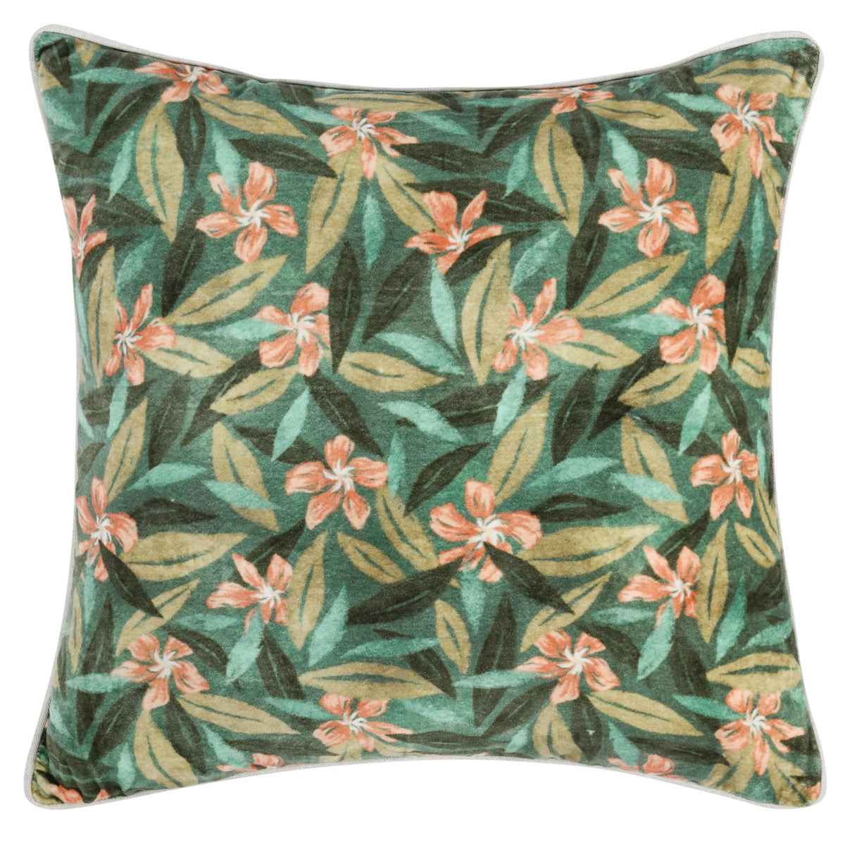 CA Lamia Green Multi 22x22 Throw Pillow (Set of 2) by Classic Home at Eve Furniture