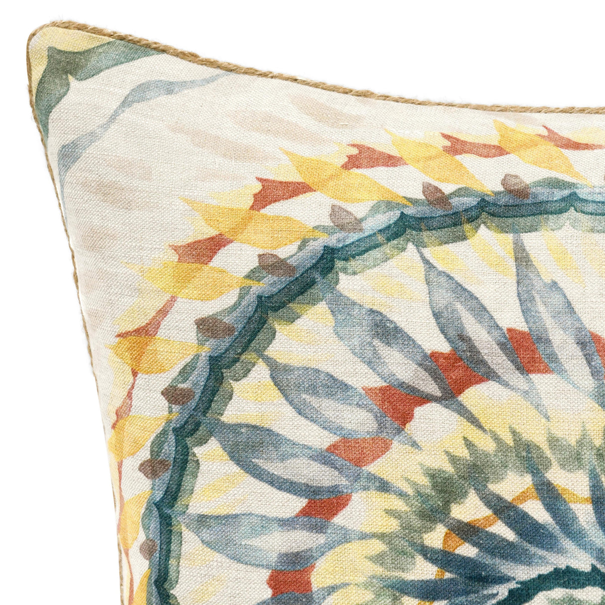 CA Mesta Blue Multi 20x20 Throw Pillow by Classic Home at Eve Furniture