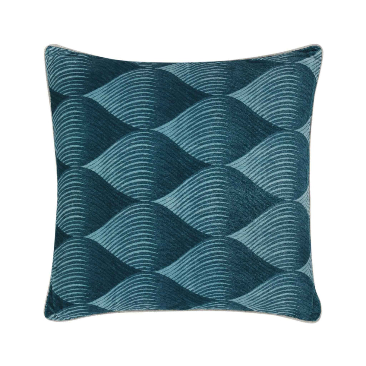 CA Scala Sea Glass Blue 22x22 Throw Pillow (Set of 2) by Classic Home at Eve Furniture