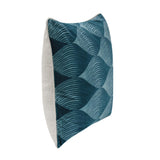 CA Scala Sea Glass Blue 22x22 Throw Pillow (Set of 2) by Classic Home at Eve Furniture