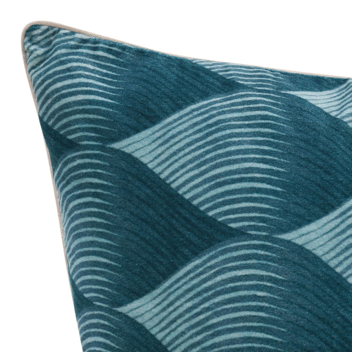 CA Scala Sea Glass Blue 22x22 Throw Pillow (Set of 2) by Classic Home at Eve Furniture