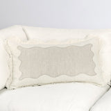 CA Tollo Natural/Ivory Multiple Sizes Throw Pillow by Classic Home at Eve Furniture