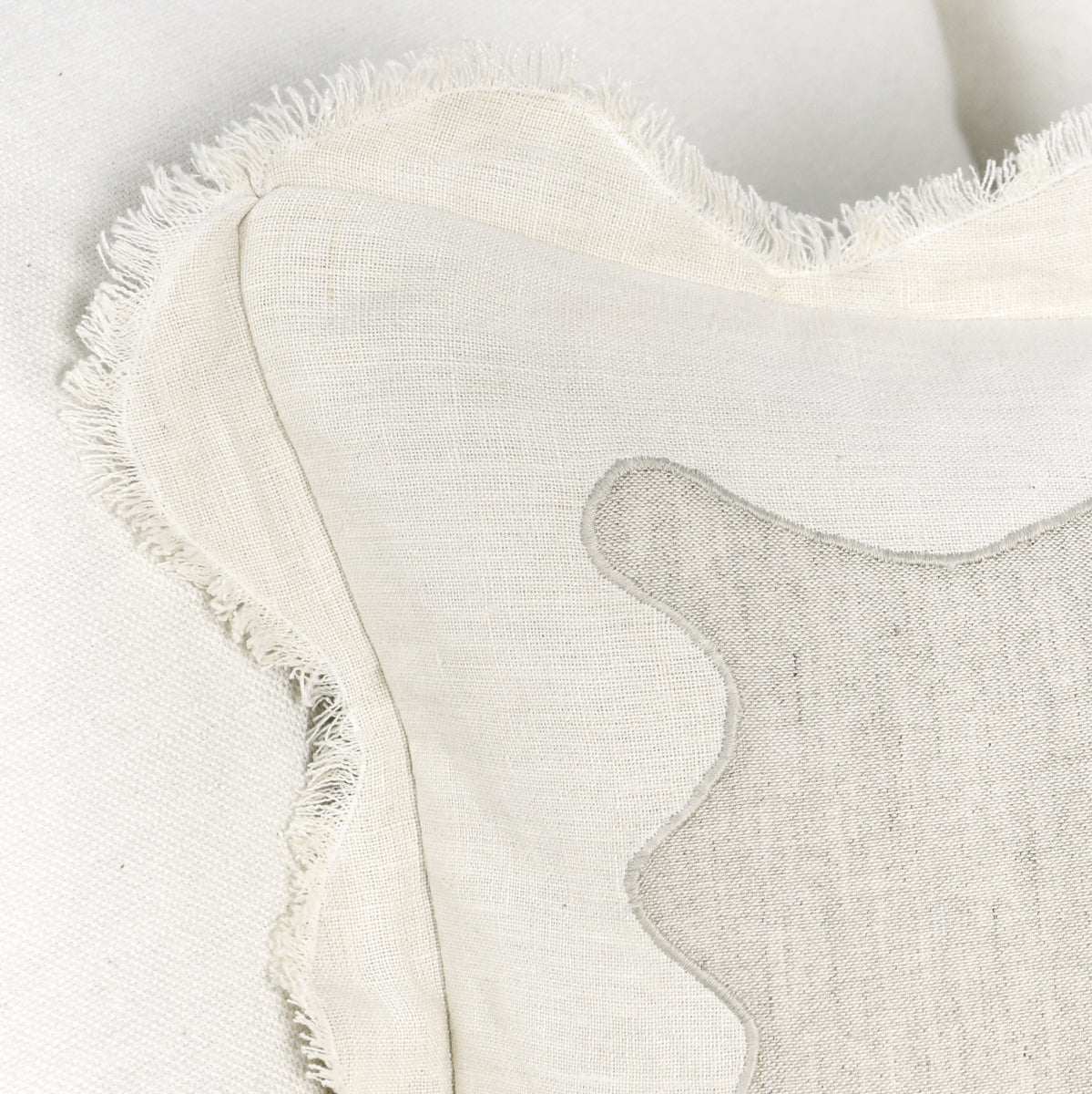 CA Tollo Natural/Ivory Multiple Sizes Throw Pillow by Classic Home at Eve Furniture