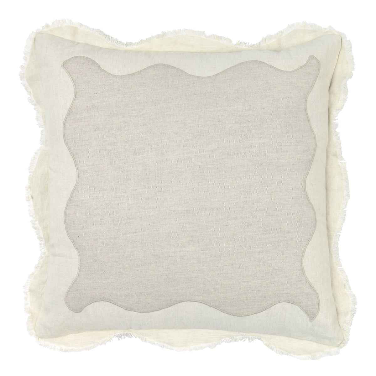 CA Tollo Natural/Ivory Multiple Sizes Throw Pillow by Classic Home at Eve Furniture