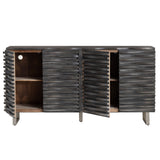 Cabalerro Wave Gray Sideboard by Crestview at Eve Furniture