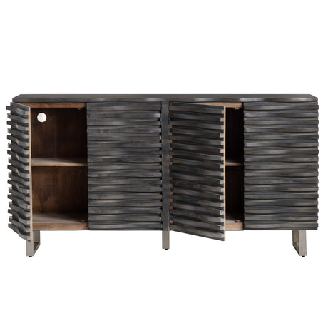 Cabalerro Wave Gray Sideboard by Crestview at Eve Furniture