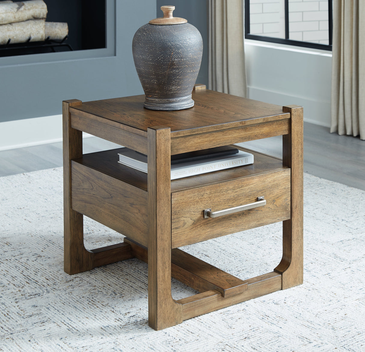 Cabalynn Coffee Table with 1 End Table in Light Brown by Ashley at Eve Furniture