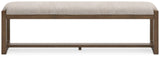 Cabalynn Light Brown 63" Dining Bench by Ashley at Eve Furniture