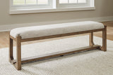 Cabalynn Light Brown 63" Dining Bench by Ashley at Eve Furniture