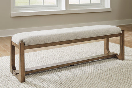 Cabalynn Light Brown 63" Dining Bench by Ashley at Eve Furniture