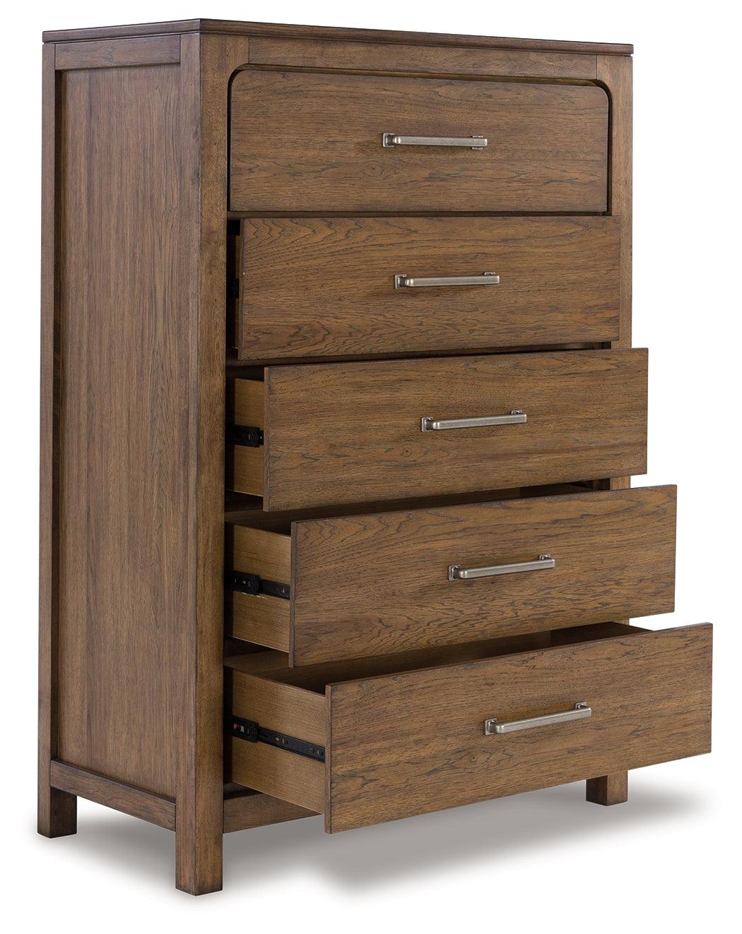 Cabalynn Light Brown Chest of Drawers by Ashley at Eve Furniture