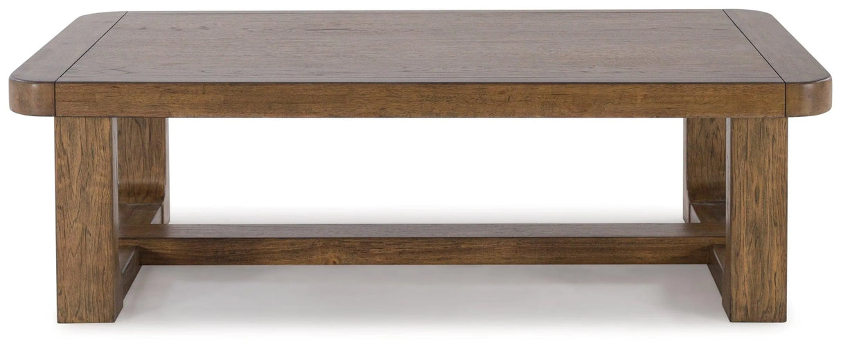 Cabalynn Light Brown Coffee Table by Ashley at Eve Furniture