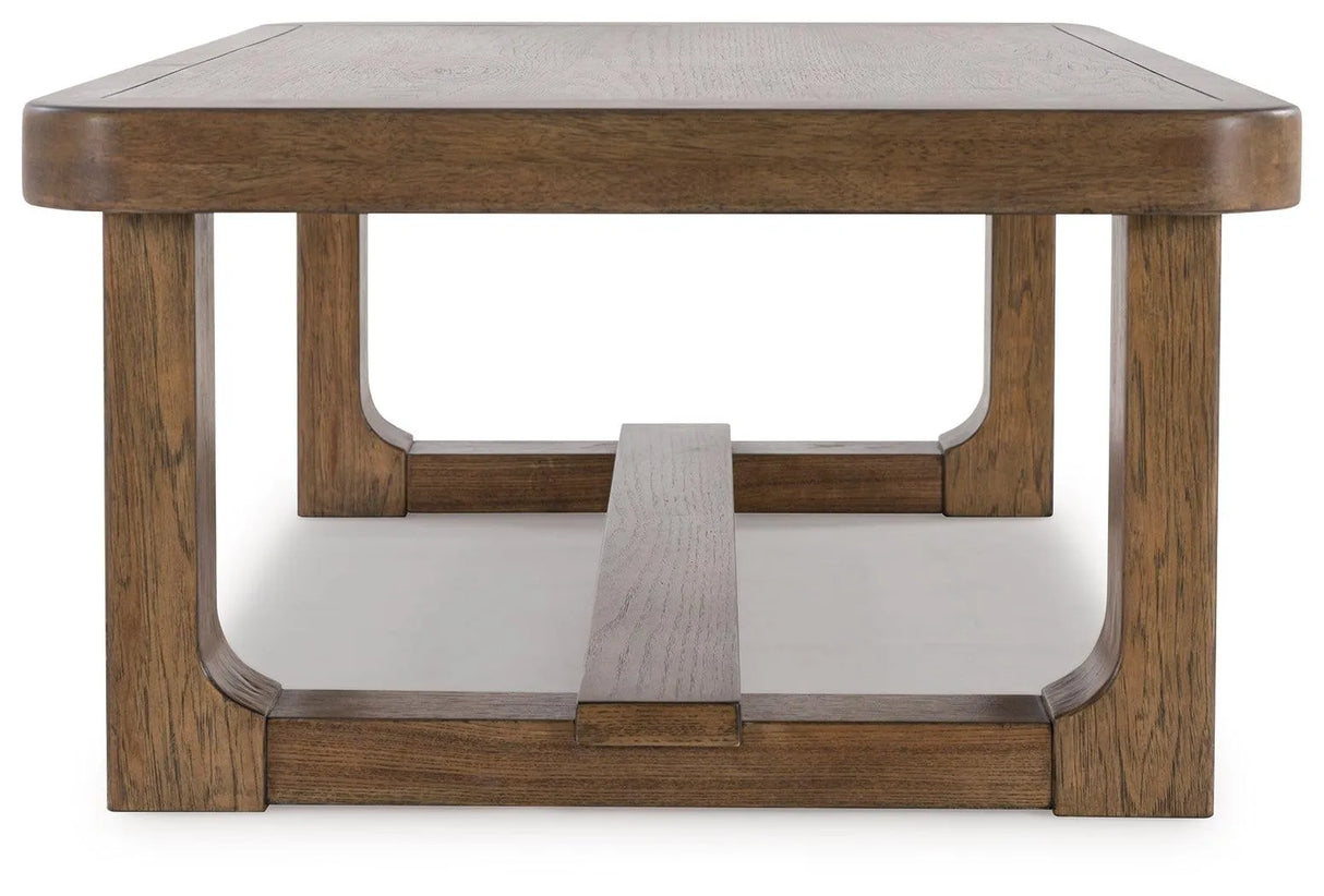 Cabalynn Light Brown Coffee Table by Ashley at Eve Furniture