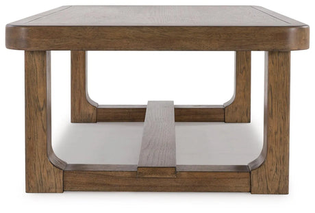 Cabalynn Light Brown Coffee Table by Ashley at Eve Furniture