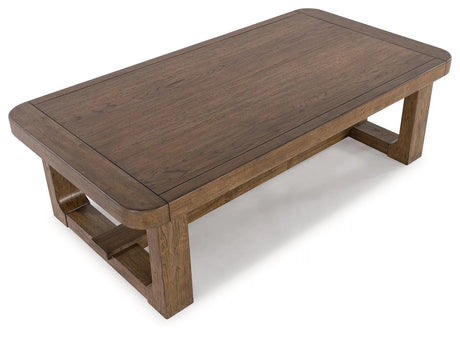 Cabalynn Light Brown Coffee Table by Ashley at Eve Furniture