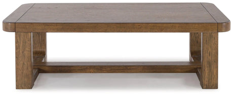 Cabalynn Light Brown Coffee Table by Ashley at Eve Furniture