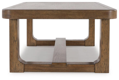 Cabalynn Light Brown Coffee Table by Ashley at Eve Furniture