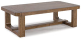 Cabalynn Light Brown Coffee Table by Ashley at Eve Furniture