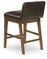 Cabalynn Light Brown Counter Height Barstool, Set of 2 by Ashley at Eve Furniture