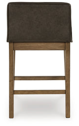 Cabalynn Light Brown Counter Height Barstool, Set of 2