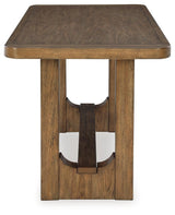 Cabalynn Light Brown Counter Height Dining Table by Ashley at Eve Furniture